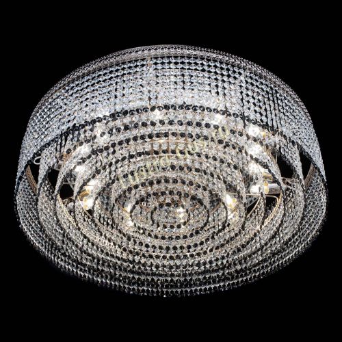 Люстра Венеция Капель №10 оптикон черная в Саратове Гусь Хрустальный