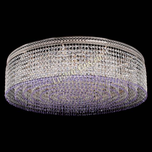 Люстра Венеция Капель №10 оптикон фиолетовая в Саратове Гусь Хрустальный