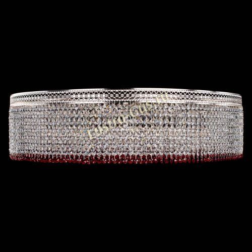 Люстра Венеция Капель №10 оптикон красная в Саратове Гусь Хрустальный