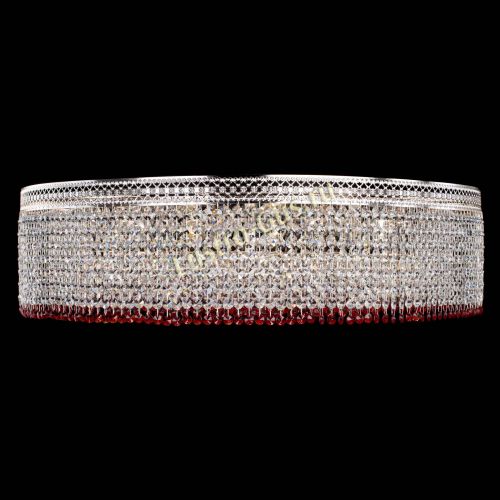 Люстра Венеция Капель №10 оптикон красная в Саратове Гусь Хрустальный