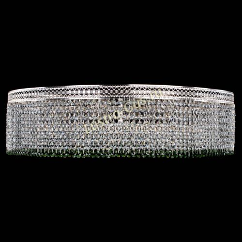 Люстра Венеция Капель №10 оптикон зеленая в Саратове Гусь Хрустальный