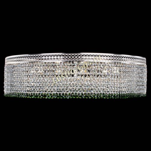 Люстра Венеция Капель №10 оптикон зеленая в Саратове Гусь Хрустальный