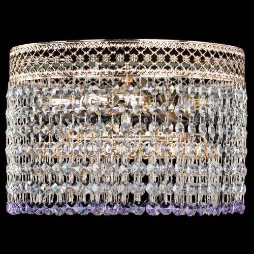 Люстра Венеция Капель №2 фиолетовая в Саратове Гусь Хрустальный