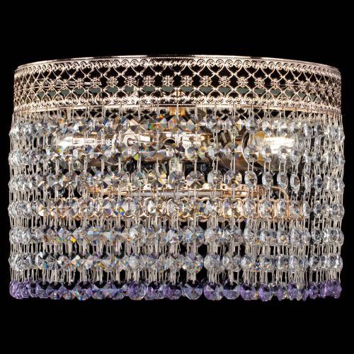 Люстра Венеция Капель №2 фиолетовая в Саратове Гусь Хрустальный