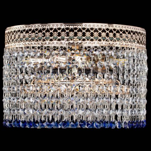 Люстра Венеция Капель №2 синяя в Саратове Гусь Хрустальный