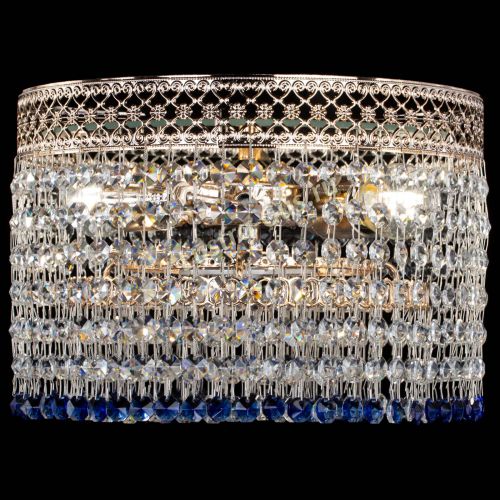 Люстра Венеция Капель №2 синяя в Саратове Гусь Хрустальный