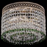 Люстра Венеция Капель №2 зеленая в Саратове