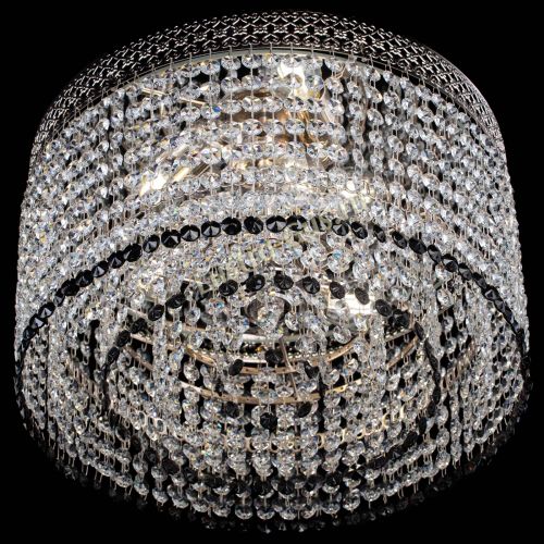 Люстра Венеция Капель №3 черная в Саратове Гусь Хрустальный