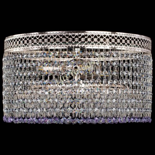 Люстра Венеция Капель №3 фиолетовая в Саратове Гусь Хрустальный