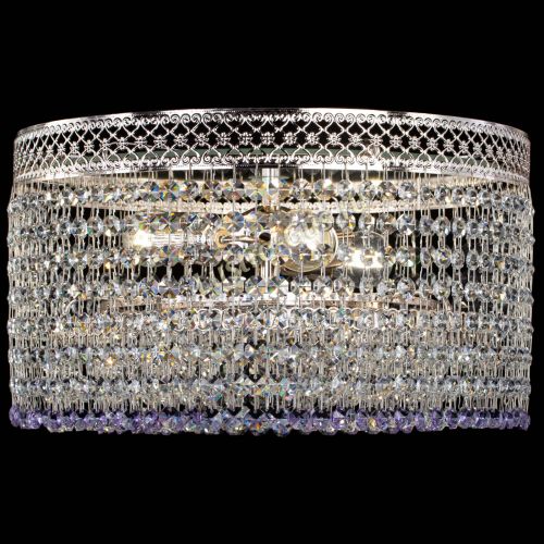 Люстра Венеция Капель №3 фиолетовая в Саратове Гусь Хрустальный