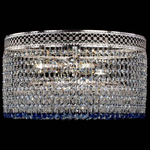 Люстра Венеция Капель №3 синяя в Саратове Гусь Хрустальный