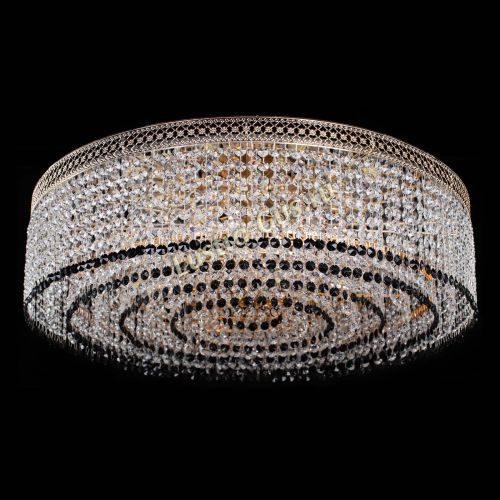 Люстра Венеция Капель №8 оптикон черная в Саратове Гусь Хрустальный