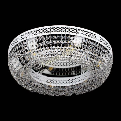 Люстра Венеция Кольцо №6 белая в Саратове Гусь Хрустальный