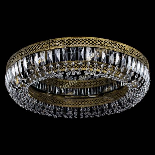 Люстра Венеция Кольцо №6 пластинка под бронзу в Саратове Гусь Хрустальный