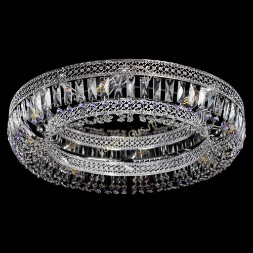 Люстра Венеция Кольцо №8 пластинка фиолетовая в Саратове Гусь Хрустальный