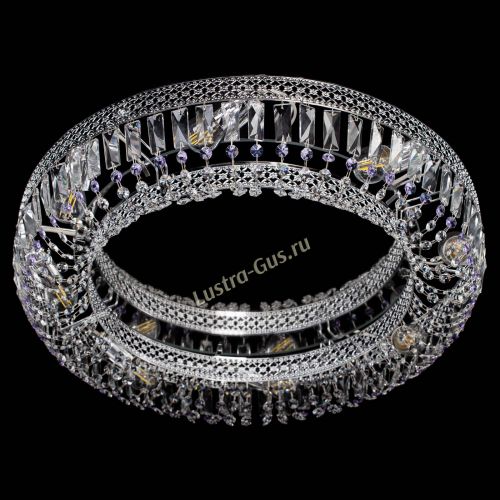 Люстра Венеция Кольцо №8 пластинка фиолетовая в Саратове Гусь Хрустальный