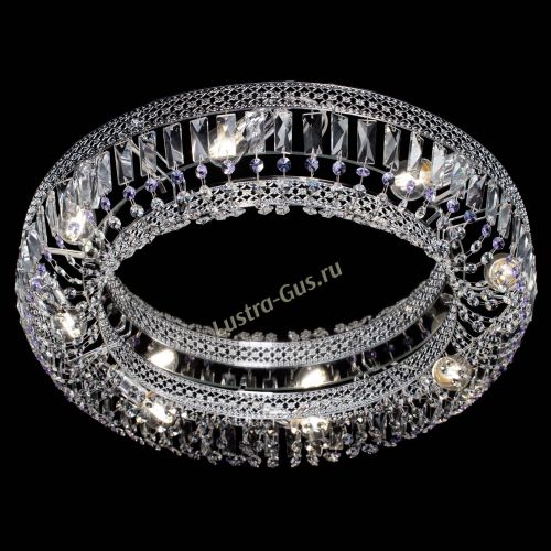 Люстра Венеция Кольцо №8 пластинка фиолетовая в Саратове Гусь Хрустальный