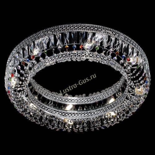 Люстра Венеция Кольцо №8 пластинка разноцветная в Саратове Гусь Хрустальный