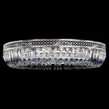 Люстра Венеция Кольцо №8 пластинка синяя в Саратове