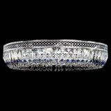 Люстра Венеция Кольцо №8 пластинка синяя в Саратове