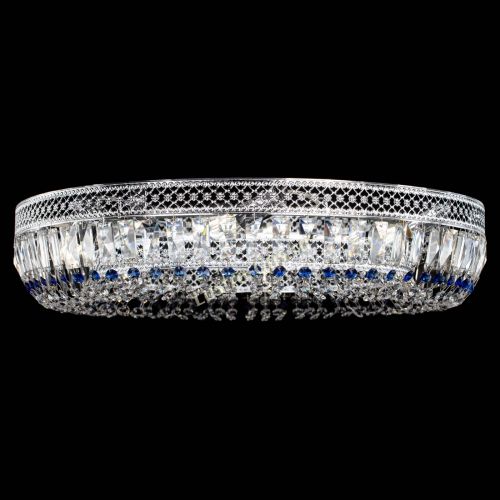 Люстра Венеция Кольцо №8 пластинка синяя в Саратове Гусь Хрустальный