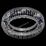 Люстра Венеция Кольцо №8 пластинка синяя в Саратове