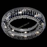 Люстра Венеция Кольцо №8 пластинка синяя в Саратове