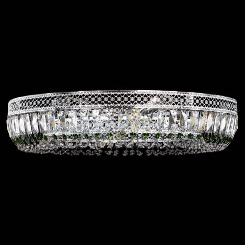 Люстра Венеция Кольцо №8 пластинка зеленая в Саратове Гусь Хрустальный