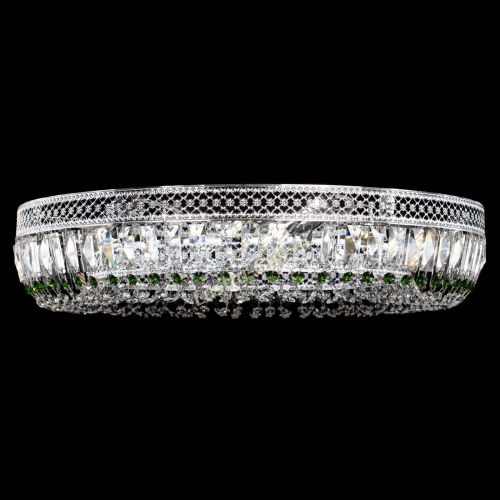 Люстра Венеция Кольцо №8 пластинка зеленая в Саратове Гусь Хрустальный