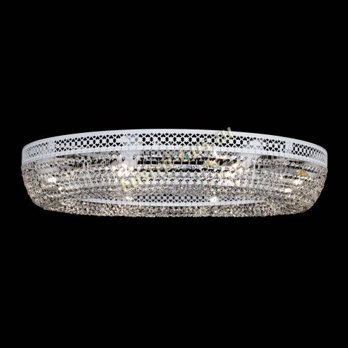 Люстра Венеция Кольцо №8 белая в Саратове Гусь Хрустальный