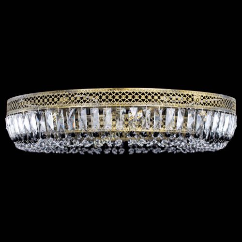 Люстра Венеция Кольцо №8 пластинка под бронзу Черная в Саратове Гусь Хрустальный