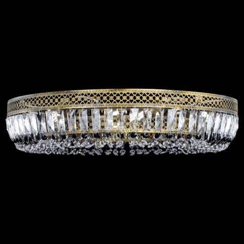 Люстра Венеция Кольцо №8 пластинка под бронзу Черная в Саратове Гусь Хрустальный