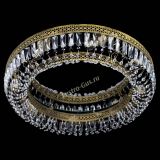 Люстра Венеция Кольцо №8 пластинка под бронзу Черная в Саратове