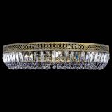 Люстра Венеция Кольцо №8 пластинка под бронзу Фиолетовая в Саратове