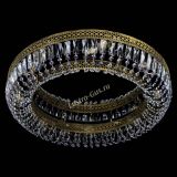 Люстра Венеция Кольцо №8 пластинка под бронзу Фиолетовая в Саратове