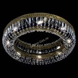 Люстра Венеция Кольцо №8 пластинка под бронзу Фиолетовая в Саратове