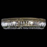 Люстра Венеция Кольцо №8 пластинка под бронзу Зеленая в Саратове