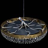 Люстра Венеция Кольцо №8 пластинка под бронзу Зеленая в Саратове