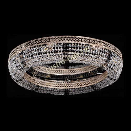 Люстра Венеция Кольцо №8 черная в Саратове Гусь Хрустальный