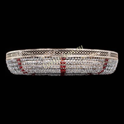 Люстра Венеция Кольцо №8 красное в Саратове Гусь Хрустальный