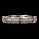 Люстра Венеция Кольцо №8 красное в Саратове