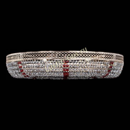 Люстра Венеция Кольцо №8 красное в Саратове Гусь Хрустальный