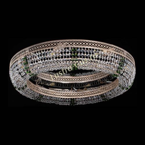 Люстра Венеция Кольцо №8 зеленое в Саратове Гусь Хрустальный