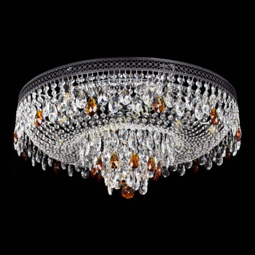 Люстра Венеция Кольцо Черная №8 чайная в Саратове Гусь Хрустальный