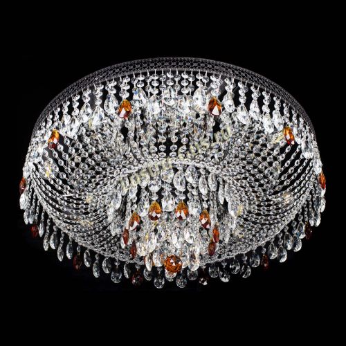 Люстра Венеция Кольцо Черная №8 чайная в Саратове Гусь Хрустальный