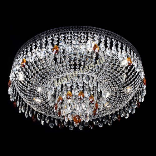 Люстра Венеция Кольцо Черная №8 чайная в Саратове Гусь Хрустальный