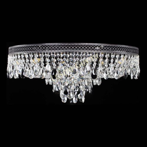 Люстра Венеция Кольцо Черная №8 черная в Саратове Гусь Хрустальный