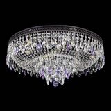 Люстра Венеция Кольцо Черная №8 фиолетовая в Саратове