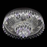 Люстра Венеция Кольцо Черная №8 фиолетовая в Саратове