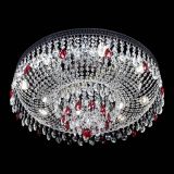 Люстра Венеция Кольцо Черная №8 красная в Саратове